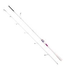 釣魚名人 碳素三代路亞竿 M 釣拋竿 海釣遠投竿 插節魚竿 超輕漁具, 白色,竿稍