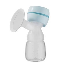 可咪兔兔 電動吸奶器，全自動便攜靜音母乳擠奶器, 1個, 天藍色:1個