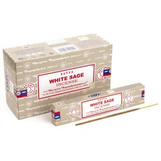 사티아 나그참파 인센스 스틱 15g x 12p 180g, 화이트세이지