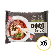 한일본고장 메밀 소바, 211.7g, 6개