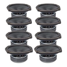 사운드 타운 8팩 5인치 풀레인지 스피커 PA DJ 컬럼 스피커용 교체 드라이버 STLF-C4-8PACK, 8-Pack, 3"