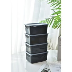 레파즈 게코케이지(소)-올블랙 몸통, 게코 케이지(소) 뚜껑-투명