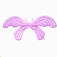 초등 학교행사 유치원 학예회 나비 날개풍선 파티용품 특별한날 재롱잔치 발표회, 보라 I250066C