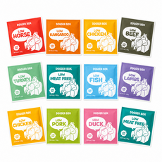 강아지화식 도거박스 샘플팩 사료토핑, 50g, 12개, 50ml, 소+닭+오리+양, 저단저지라인업600g