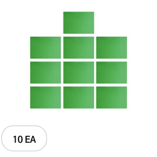 희망노트 하드보드지 그린, 4절, 10개