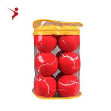 【臺灣出貨】REGAIL EXP12衹袋裝訓練網球 訓練網球 練習網球 壓力網球-奢尚匯品, 紅色, 1個