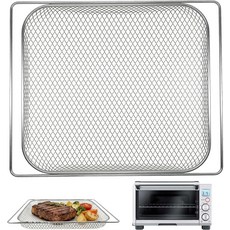 Breville BOV450XL 미니 스마트 조리대 오븐 및 토스터 오븐용 GWY 에어프라이어 액세서리 스테인리스 냉각 랙 교체 부품 그릴 베이킹 식기세척기 사용 가능, 12.4" x 10.2" For BrevilleBOV6