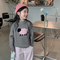 M-117#童裝男女童毛衣兒童加厚秋冬新款男孩針織衫冬季套頭衫