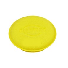 打蠟海綿 上蠟棉 飛碟棉 壓邊海綿 洗車海綿 洗車工具 銅鑼燒 汽車美容, 1個, 黃色
