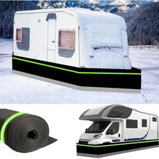 쉬운 설치 스커팅 이동 주택 패널 여행용 트레일러용 RV 사계절 사용 가능 길이 124피트, 36 ft Length