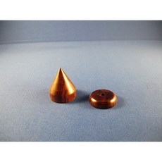 {超人氣大賣場} 原木音響錐 尖頭型 黑檀木角錐 {6對1組}，有效減少震動，提升音質清晰度，享受更純粹的音樂體驗, 1個