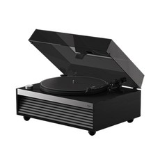 hym LUMI 整合式黑膠唱片機，內建藍牙與氛圍燈, 質感鐵刀木色_Lumi, 鐵刀木色