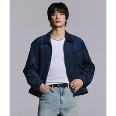 [백화점상품] MUSINSA STANDARD 신세틱 스웨이드 워크 재킷 [아이언 그레이] MMELJ3Z06-IG