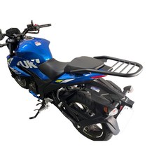 【新北新莊箱架屋】Suzuki gixxer sf 250 後架 街跑車版 漢堡架 貨架 通用底板直上 吉克斯 後箱架, 詳見包裝, Black