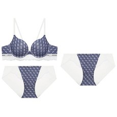 게스 속옷 언더웨어 데님심볼 로고포인트 브라1개팬티2개세트NYGCWBR144BP144 EDU998 XWA970