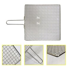 사각석쇠 32cm 캠핑용 손잡이숯불구이 생선구이ryu2+4ebf