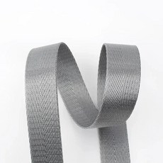나일론 웨빙 스트랩 리본 밴드 배낭 스트래핑 바이어스 밴딩 벨트 봉제, 13. Gray, A. 25mm-2Meters, 1개