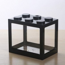 적층형 블록 미니어항 마리모 키우기 베타 어항 수조 대형, 1개, 상세페이지 참조