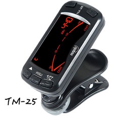 Cherub Musedo TM-25 調音器 節拍器 夾式，適用於吉他、貝斯、烏克麗麗、小提琴等樂器，精準調音，節奏穩定, 1個