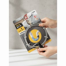 STC 하수구 배수구 뚫어뻥 막힌 배관 세면대 싱크대 청소 도구, 혼합(실버, 블랙)