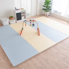 Pato Pato 嬰幼兒專用馬卡龍雙色巧拼地墊 60x60x2cm 1箱12片裝 SGS安全合格認證 台灣製造, 詳見包裝, 詳見包裝