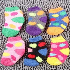 보용상점 유아용 수면양말 도트 아기양말