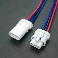 2P 3P 4P 6P 9P 1.8 MM 방수 와이어 커넥터 플러그 암수 소켓 (케이블 포함) JST JWPF 전기, 5PCS, 3P 15CM, 1개