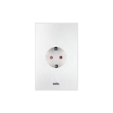 [국내생산] 위너스 벨로시리즈 화이트 매입형 1구 콘센트 전기기기 전선설비, 1개