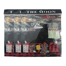 심해 칼치 꼴뚜기 바늘 / 3봉 30개 입 / 발광 갈치 채비 / 외만 / 흰색 야광 꼴뚜기, 1세트, 30개입