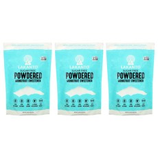 라칸토 몽크푸르트 몽크프룻 나한과 스위트너 에리스리톨 파우더 가루 454g x3 설탕대체, 3개