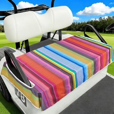 ECLATIS 골프 카트 시트 커버 클럽 카 액세서리 남성 및 여성 타월 담요 등을 위한 커버 아빠 골퍼를 2인용 장식 특별한 선물 132.1 x 81.3cm52 32인, A07