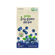 파사코 갈아만든 유기농 블루베리 100 퓨레 [포포크림증정], 14개, 20g