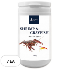 아쿠아테라 새우 & 가재 전용 사료, 180g, 7개