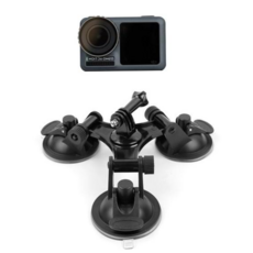 OSMO 오즈모액션캠 액션캠 자동차 마운트 유리 3구 흡착 dji 오즈모 68mm 79000EA 1EA, 본상품