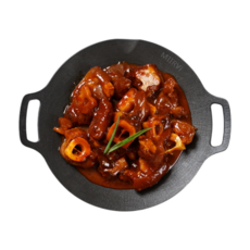 매콤 한우 우족찜 맛있는 매운맛, 2개, 1kg