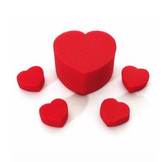 유매직 어린이 마술도구 하트스펀지(Super Soft), 1세트