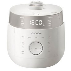 쿠쿠 2기압 트윈프레셔 마스터셰프 10인용 압력밥솥, CRP-LHTR1010FGIM 1개, WHITE(그레이스화이트)