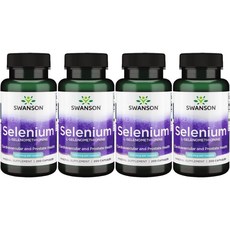 스완슨 셀레늄 엘 셀레노메티오닌 100mcg, 4개, 200정