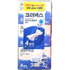 크리넥스 빨아쓰는 행주 블루 30매X3입, 30개입, 3개