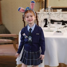女童學院風瘋狂動物城兔子警官兒童cos服