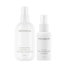 NEWSHA 豐盈造型噴霧與免沖結構乳套組, 1個, 125ml