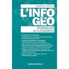 (영문도서)L'information géographique - n°2/2022: Épistémologie de la géographie Paperback, Armand Colin, English, 9782200934347