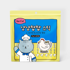 냠냠챱챱 스틱 짜먹는 고양이 대용량 간식, 15g, 60개, 치킨 15g, 60개, 치킨