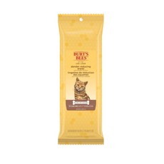 【BURT'S BEES 伯特小蜜蜂】貓用低敏洗毛精 - 天然肌蜜貓系列 適用於貓, 1個, 燕麥萬用潔膚巾50入