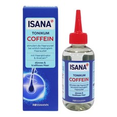 ISANA 咖啡因頭皮調理精華 適合細軟無力髮質, 1個, 咖啡因頭皮營養液(150ml)