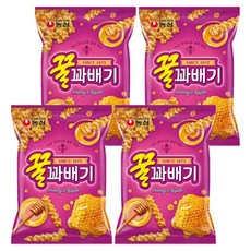 농심 꿀꽈배기, 90g, 4개