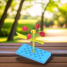 풍향풍속계만들기 바람 방향 세기 속도 관측 회전형 풍향계 풍속계 (2세트)