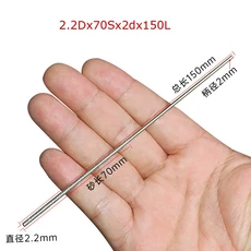 라운드 다이아몬드 파일 Φ1 ~ 6mm 작은 직경 리밍 파일 연삭 도구 옥 연마 합금 모듬 세부 칼 길이 150mm, 05 D2.2mm Grit120