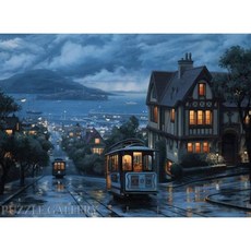 조각퍼즐 전차 케이블카 1000조각 샌프란시스코의 직소 31114pc 1(PC), 1개