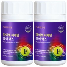 파이토 피세틴 퓨어 맥스 식약청 HACCP 자주가게 정품 인증, 2개, 30정